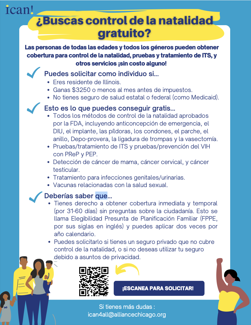 One page PDF overview of the Family Planning SPA Medicaid program in Spanish